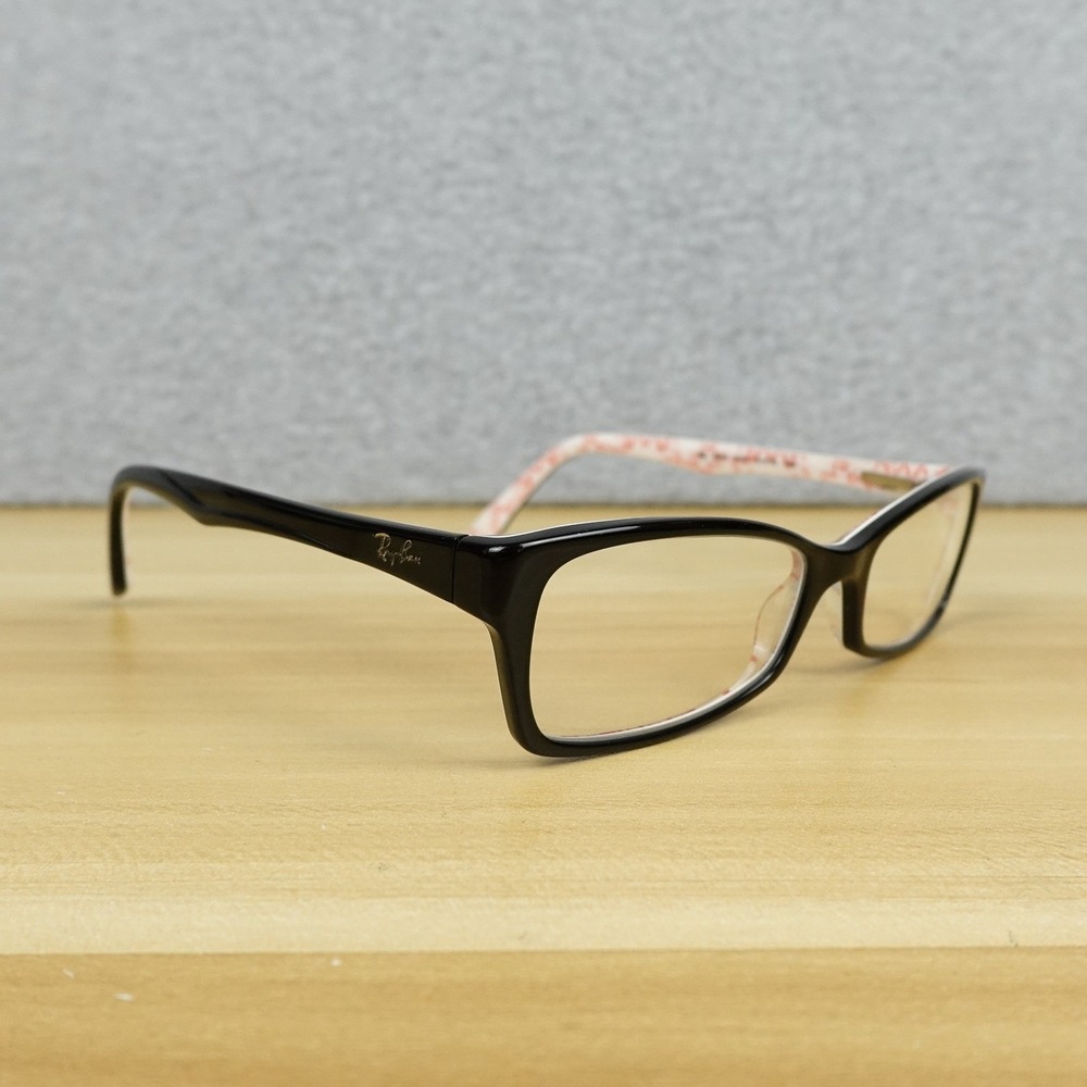 Ray Ban Eyeglasses Black Rectangle Full Rim Women's RB 5234 5014 51-16 140
